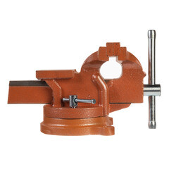 Тиски слесарные Sparta поворотные с наковальней 125 мм (186255) - фото 2