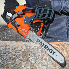 Бензопила Patriot PT3816 2 л.с. 16" шаг 3/8" паз 1,3 мм 57 звеньев (220105510) - фото 9