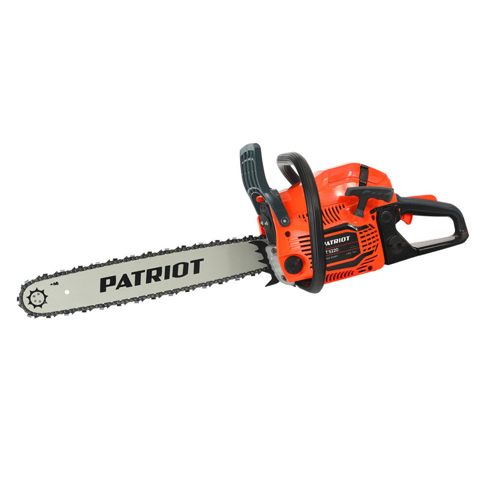 Изображение товара Бензопила Patriot PT5220 3,4 л.с., 20-дюймовая шина, двойной тандем