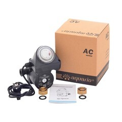 Циркуляционный насос для систем отопления Aquario AC 152-130HWT DN15 подъем 2 м 130 мм с гайками (5152) - фото 4