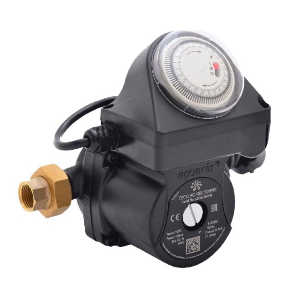 Изображение товара Циркуляционный насос для систем отопления Aquario AC 152-130HWT DN15 2 м 130 мм