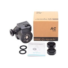 Циркуляционный насос для систем отопления Aquario AC 256-130 DN25 подъем 6 м 130 мм с гайками (5256) - фото 3