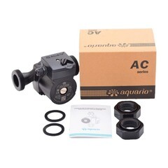 Циркуляционный насос для систем отопления Aquario AC 326-180 DN32 подъем 6 м 180 мм с гайками (5326) - фото 4