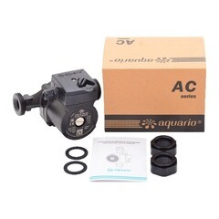 Циркуляционный насос для систем отопления Aquario AC 254-180 DN25 подъем 4 м 180 мм с гайками (5354) - фото 3