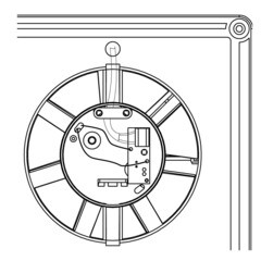 Вентилятор осевой DiCiTi Slim 4C 150х150 мм d100 мм белый - фото 3