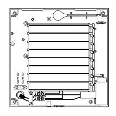 Вентилятор осевой Era Euro с датчиком влажности с антимоскитной сеткой 160х160 мм d100 мм белый - фото 2