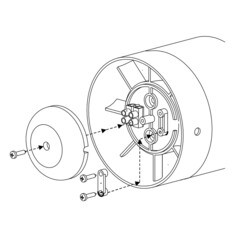 Вентилятор канальный Auramax VP d100 мм белый - фото 3