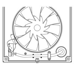 Вентилятор осевой DiCiTi Aura с обратным клапаном 155х155 мм d100 мм белый - фото 3