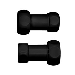 Соединитель прямой для полотенцесушителя Smart 1 ВР(г) х 3/4 ВР(г) черный (2 шт.) - фото 2