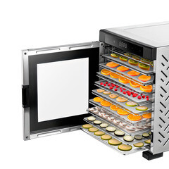 Сушилка для овощей и фруктов Kitfort КТ-1965 серая - фото 4