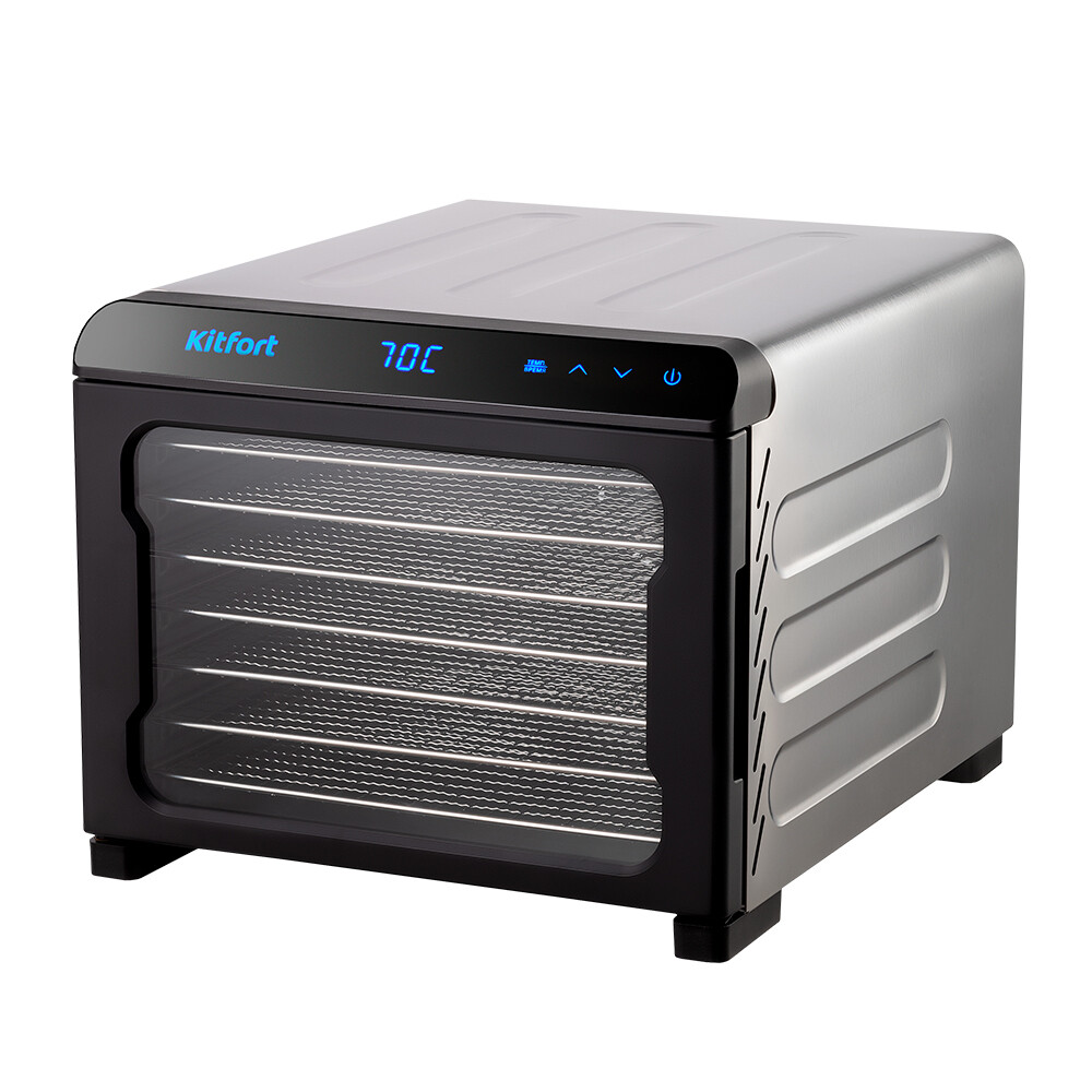 Сушилка для овощей и фруктов Kitfort КТ-4931 серебро