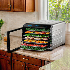 Сушилка для овощей и фруктов Kitfort КТ-4931 серебро - фото 3