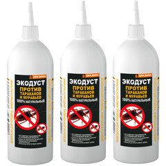 Изображение товара Средство для защиты от тараканов и муравьев Экодуст 500 мл (3 шт.)