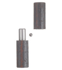 Петля гаражная универсальная разъемная 25х110 мм цинк - фото 2