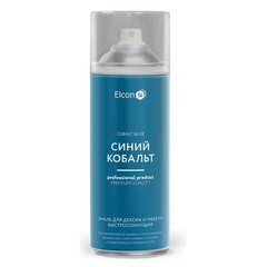 Эмаль аэрозольная Elcon для декора и мебели синий кобальт 520 мл