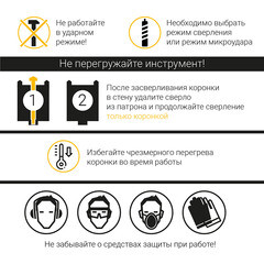 Коронка алмазная по бетону 72 мм SDS-plus Rage Furious (559473) - фото 5