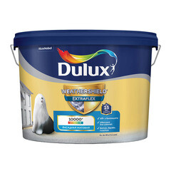 Изображение товара Краска фасадная Dulux/Luxium Weathershield Extraflex эластичная акриловая база BC бесцветная 9 л