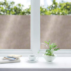 Пленка статическая декоративная для окон желтая 0,45х1,5 м Room Decor - фото 3