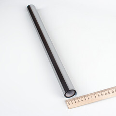 Пленка статическая декоративная для окон серая 0,45х1,5 м Room Decor - фото 5