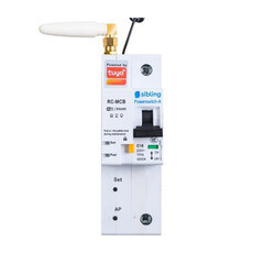 Изображение товара Умный автоматический выключатель Sibling Smart Home Powerswitch-A20 1P 3 кА на DIN-рейку