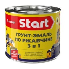 Грунт-эмаль по ржавчине 3в1 Старт оранжевая 1,8 кг