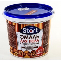 Эмаль для пола Старт серая 0,8 кг