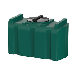 Изображение товара Емкость Polimer Group V-200 200 л пластиковая с крышкой зеленая