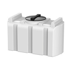 Изображение товара Бак для жидкостей Polimer Group R 200 200 л пластиковый с крышкой белый