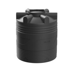 Изображение товара Емкость Polimer Group V-500 500 л пластиковая с крышкой черная