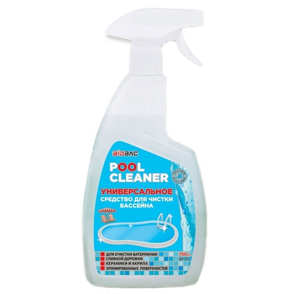 Изображение товара Средство комплексное для чистки бассейна Biobac Pool Cleaner 750 мл