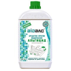 Изображение товара Средство для борьбы с водорослями в бассейне Biobac Альгицид 1 л