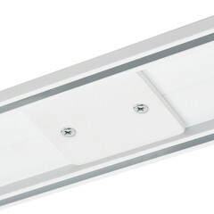 Соединитель для двухрядного карниза Facile металлический белый - фото 3