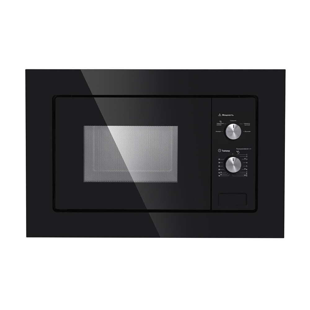 Изображение товара Микроволновая печь встраиваемая Maunfeld MBMO.20.1PGB черная/нержавеющая сталь