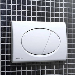 Клавиша смыва для инсталляций Alcadrain М7 белая (542185) - фото 5