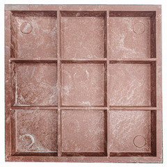 Плитка тротуарная 330х330х35 мм красно-коричневая полимерпесчаная Laatta - фото 2