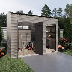 Сайдинг Nordside Лапландия 3050х205 мм графитовый - фото 4