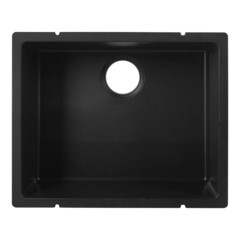 Мойка для кухни Ulgran Underground 55х45х22 см встраиваемая с сифоном кварц уголь - фото 7