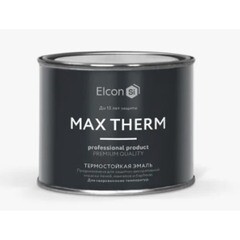 Эмаль термостойкая Elcon 700 градусов белая 0,4 кг