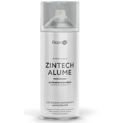 Грунт-эмаль цинконаполненная Elcon Zintech Alume 520 мл аэрозоль