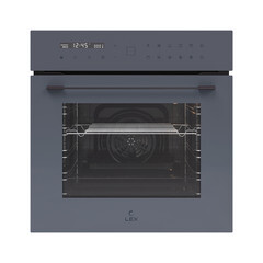 Духовой шкаф электрический встраиваемый Lex EDS 101 GR 595 мм серый