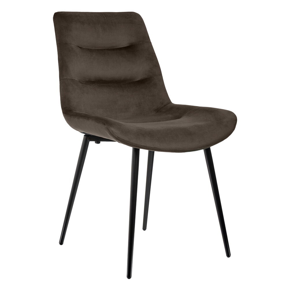 Изображение товара Стул Chester темно-коричневый Bradex современный на металлическом каркасе