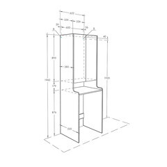 Шкаф над стиральной машиной Aquaton Лондри 65 см белый (1A260503LH010) - фото 5
