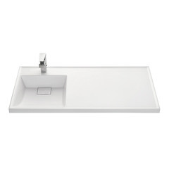 Раковина для тумбы Aquaton Лондри 105 см левая (1A72833KLH01L) - фото 4