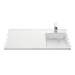 Раковина для тумбы Aquaton Лондри 105 см правая (1A72223KLH010) - фото 3