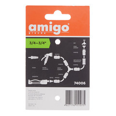 Муфта 3/4 для шланга Amigo пластиковая (74006) - фото 4