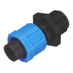 Коннектор 1/2 для капельной трубки 16 мм Профитт пластиковый (1681483) - фото 4