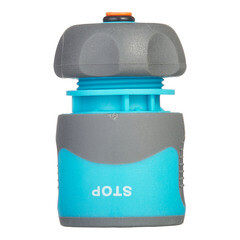 Коннектор 1/2 для шланга Plantic Light полипропиленовый с аквастопом (39369-01) - фото 6