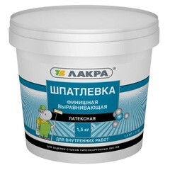 Шпатлевка финишная Лакра 1,5 кг