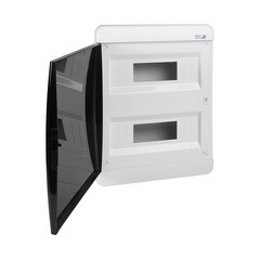 Щит распределительный встраиваемый КЭАЗ OptiBox ЩРВ пластиковый IP41 385х290х102 мм 24 модуля - фото 6