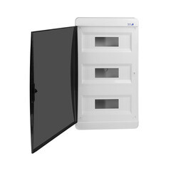 Щит распределительный встраиваемый КЭАЗ OptiBox ЩРВ пластиковый IP41 535х290х102 мм 36 модулей - фото 5